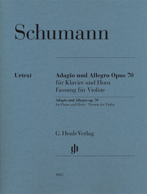 Schumann: Adagio and Allegro, Op. 70 [Violin Version]