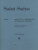Saint-Saëns: Cello Sonata No. 1 in C Minor, Op. 32