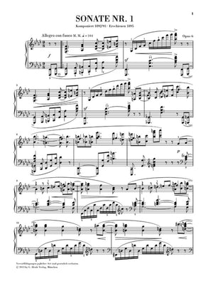 Scriabin: Piano Sonata No. 1 in F Minor, Op. 6