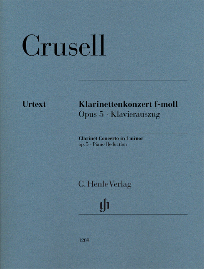 Crusell: Clarinet Concerto in F Minor, Op. 5
