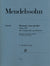 Mendelssohn: Song without Words, Op. 109