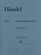 Handel: 6 Recorder Sonatas