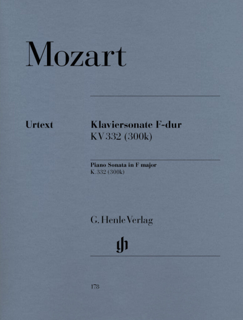 Mozart: Piano Sonata in F Major, K. 332 (300k)