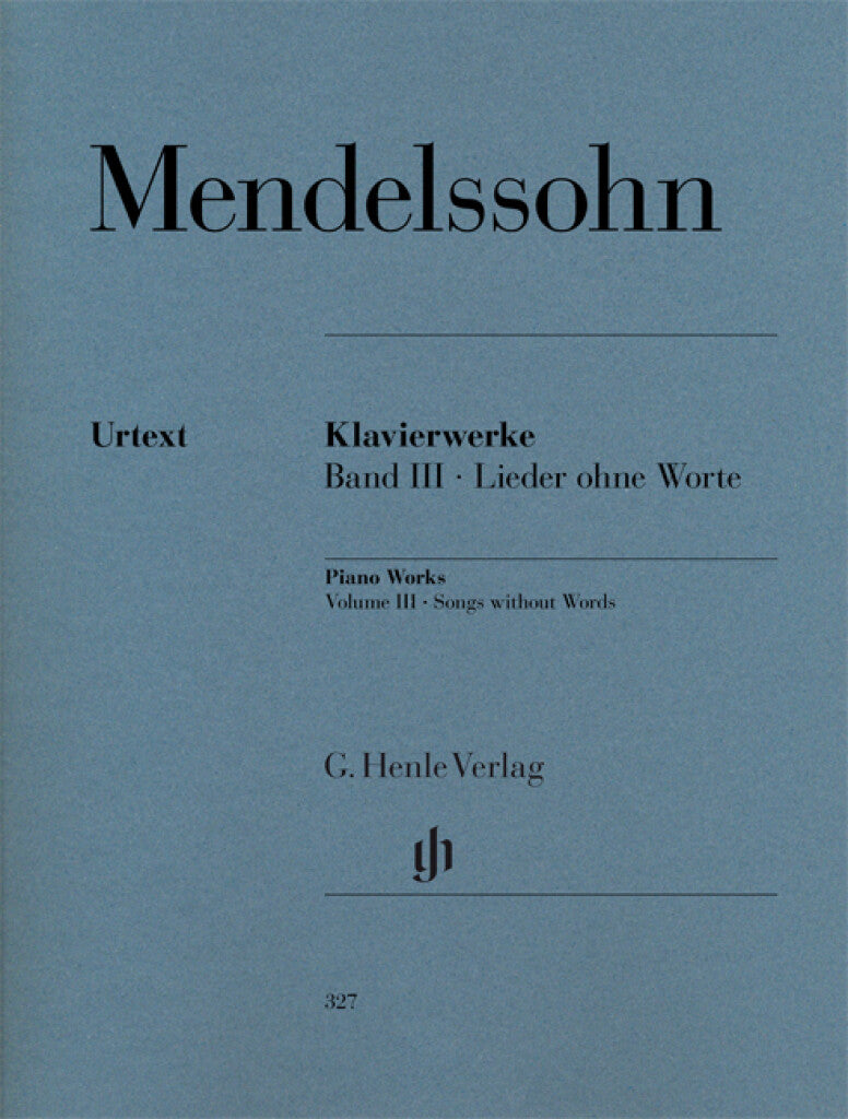 Mendelssohn: Piano Works - Volume III: Songs without Words