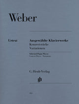 Weber: Selected Piano Works