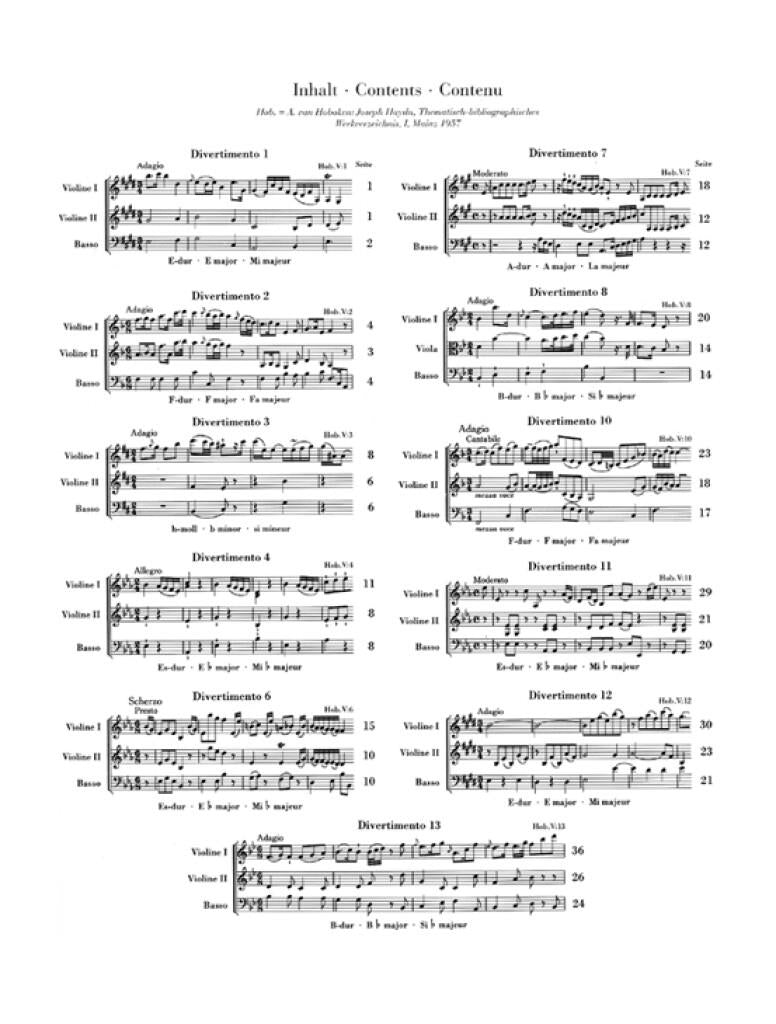 Haydn: String Trios - Volume 1