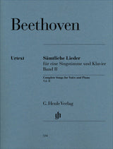 Beethoven: Complete Songs for Voice and Piano - Volume 2