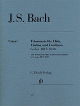 Bach: Trio Sonata for Flute, Violin and Continuo, BWV 1038
