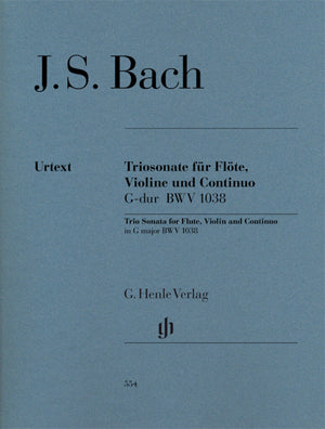 Bach: Trio Sonata for Flute, Violin and Continuo, BWV 1038