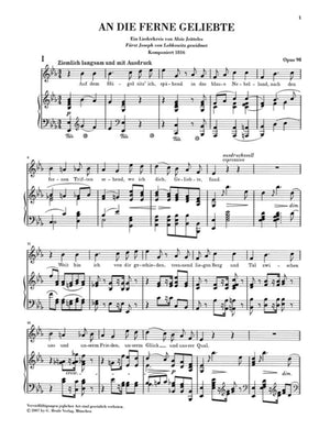 Beethoven: An die ferne Geliebte, Op. 98