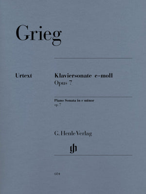 Grieg: Piano Sonata in E Minor, Op. 7