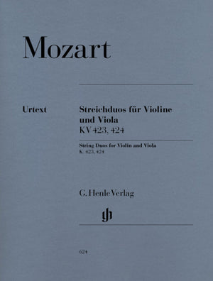 Mozart: Duets for Violin and Viola, K. 423 and 424