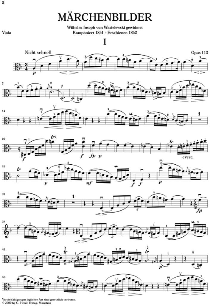 Schumann: Fairy-Tale Pictures, Op. 113