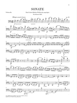 Mendelssohn: Cello Sonata in D Major, Op. 58