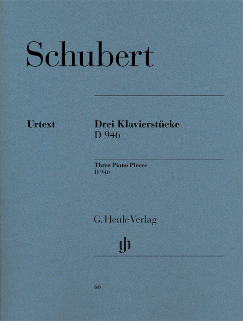 Schubert: 3 Piano Pieces (Impromptus), D 946