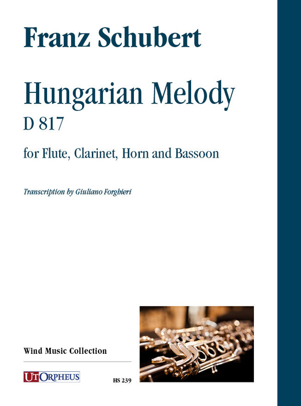 Schubert: Hungarian Melody in B Minor, D 817 (arr. for flute, clarinet -  Ficks Music