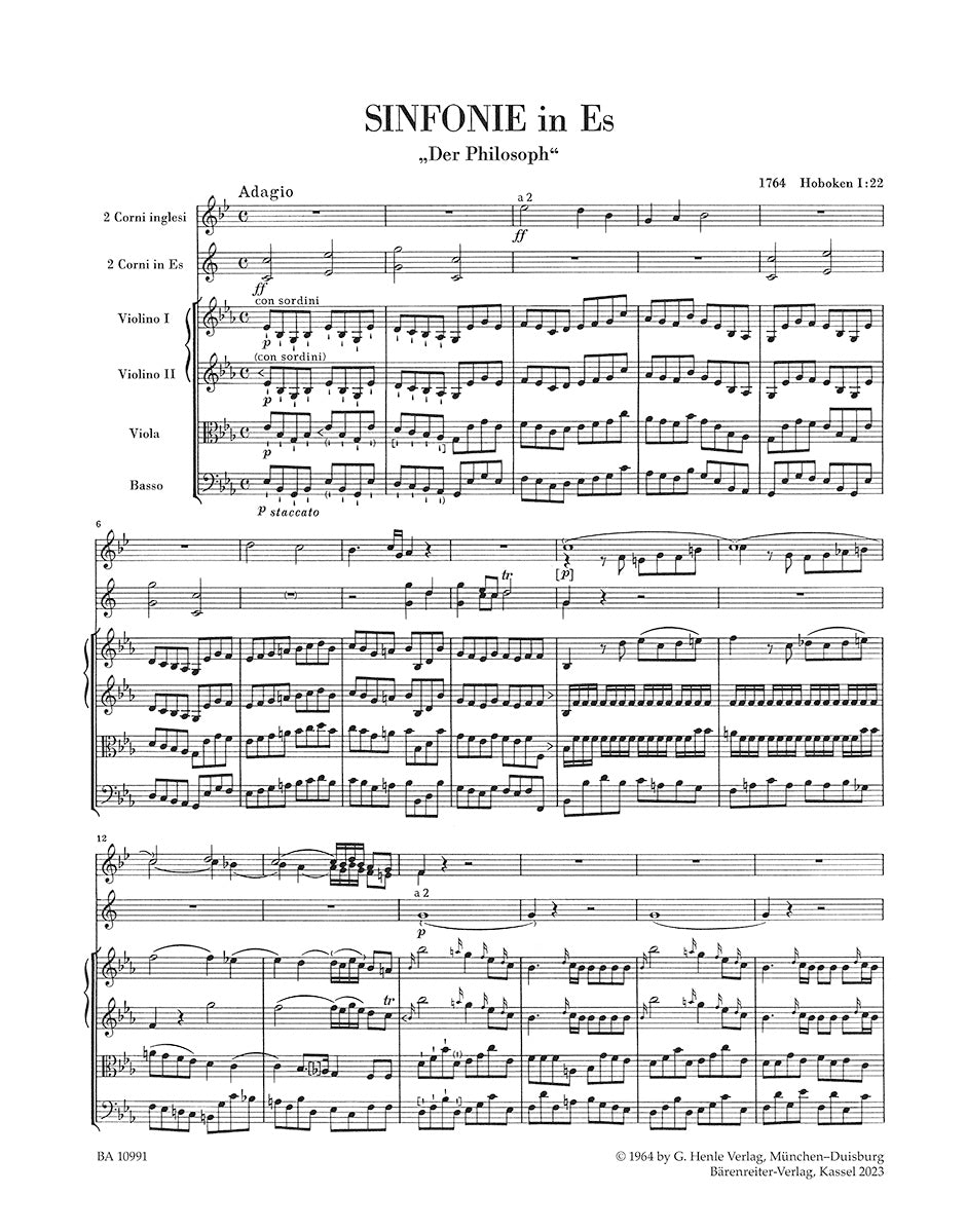 Haydn: Symphony in E-flat Major, Hob. I:22