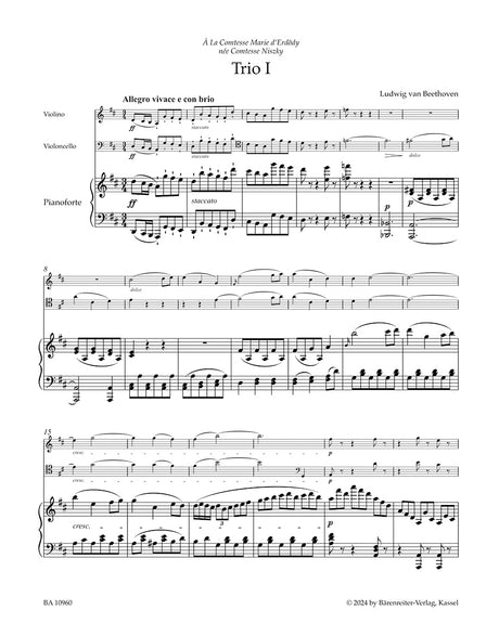 Beethoven: Piano Trios, Op. 70
