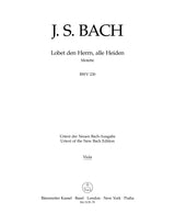 Bach: Lobet den Herrn, alle Heiden, BWV 230