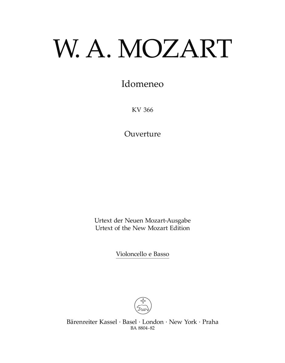 Mozart: Overture to Idomeneo, K. 366