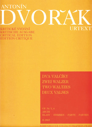 Dvořák: Two Waltzes, Op. 54, Nos. 1 & 4 (arr. for string quartet)
