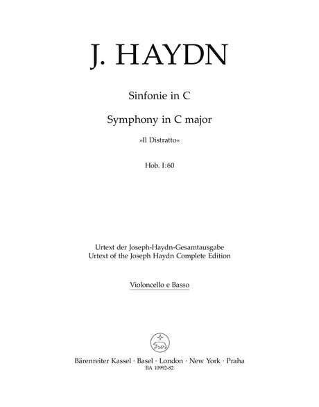 Haydn: Symphony in C Major, Hob. I:60