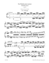 Saint-Saëns: Six Études for Piano, Op. 52