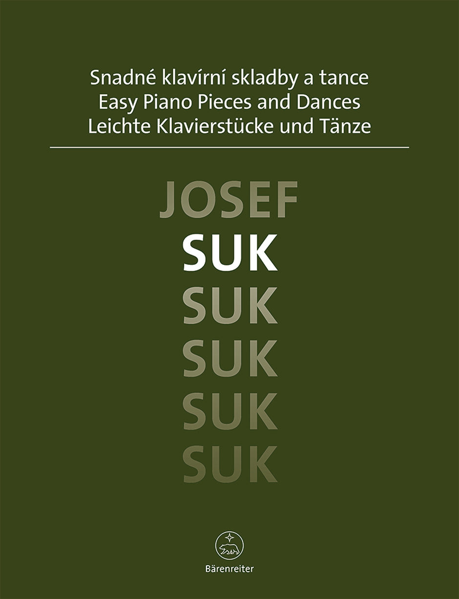 Suk: Easy Piano Pieces and Dances