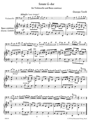 Torelli: Cello Sonata in G Major