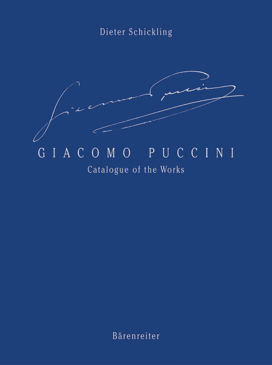 Puccini: Catalogue of the Works