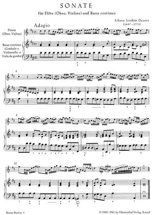 Quantz: Flute Sonata in D Major, QV 1:Anh.15a