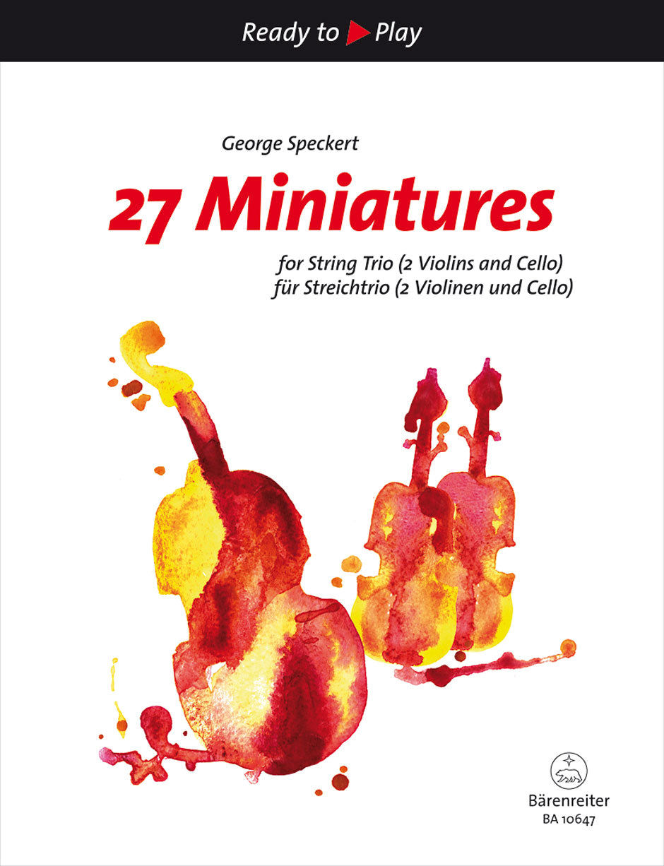 Speckert: 27 Miniatures for String Trio