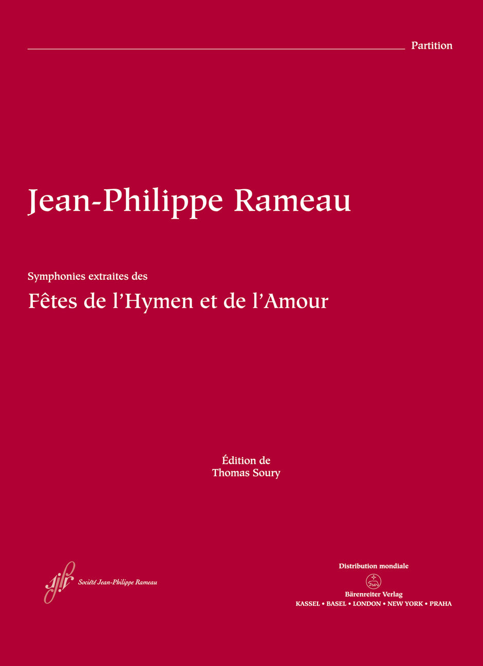 Rameau: Symphonies from Les Fêtes de l'Hymen et de l'Amour, RCT 38
