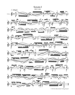 Bach: 6 Sonatas and Partitas for Solo Violin, BWV 1001-1006