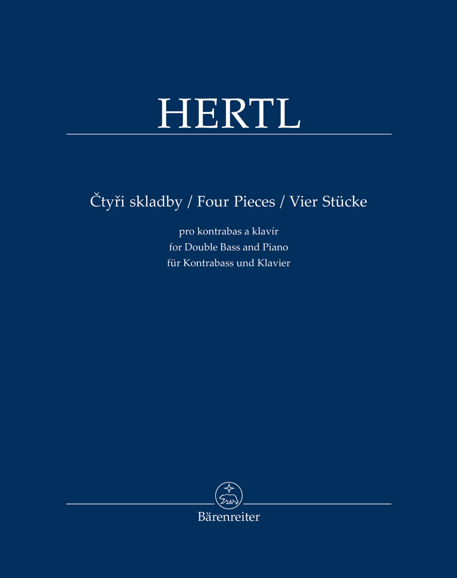 Hertl: 4 Pieces for Double Bass and Piano