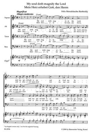 Mendelssohn: Mein Herz erhebet Gott, den Herrn, MWV B 59, Op. 69