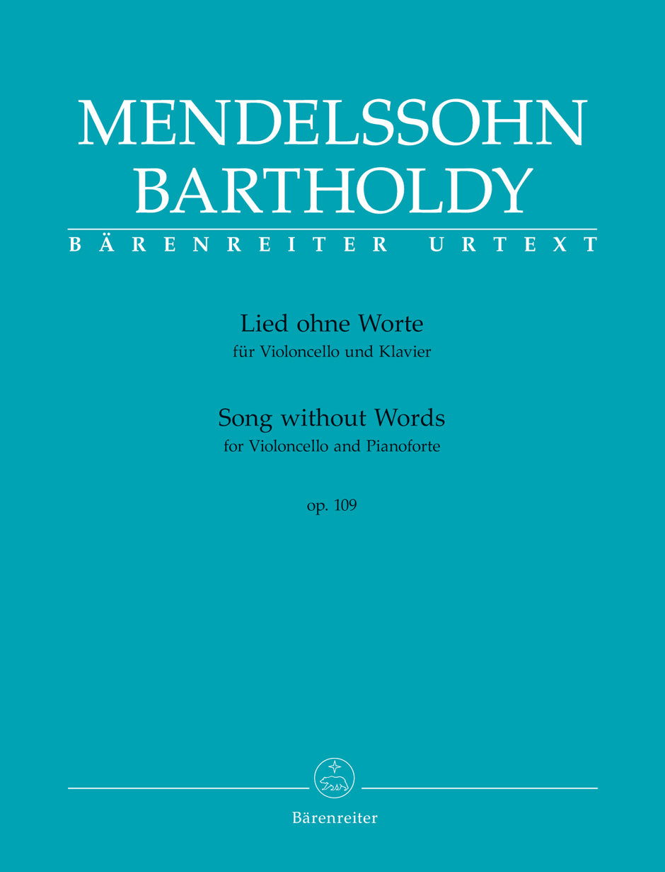 Mendelssohn: Song without Words, Op. 109