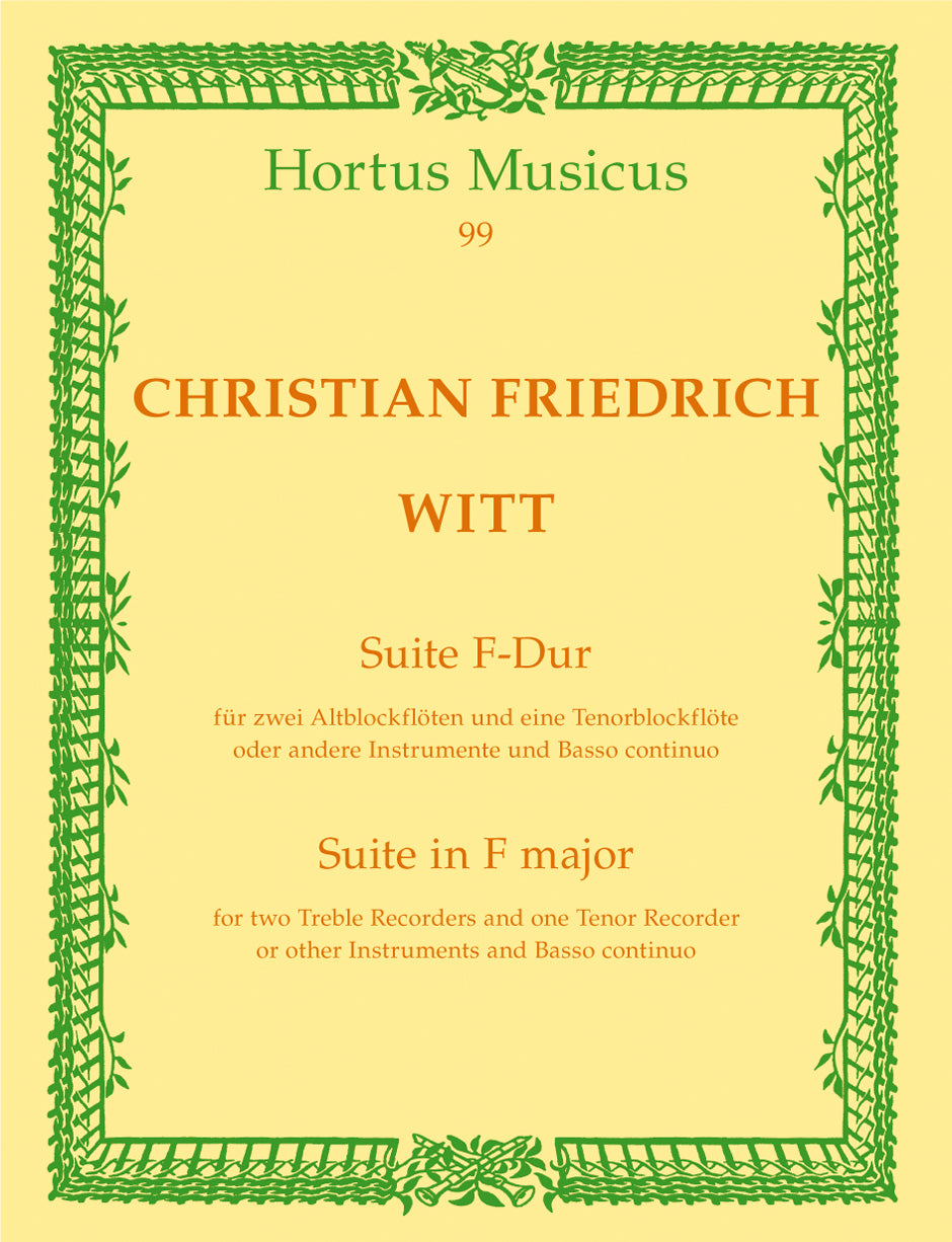 Witt: Suite in F Major