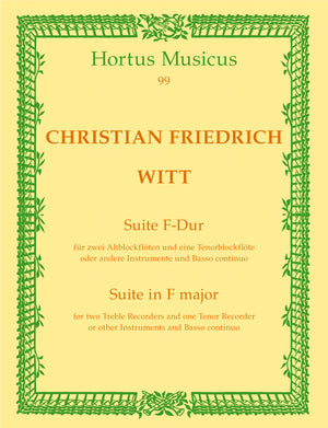 Witt: Suite in F Major