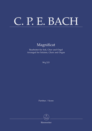 C.P.E. Bach: Magnificat, Wq. 125 (arr. for choir & organ)