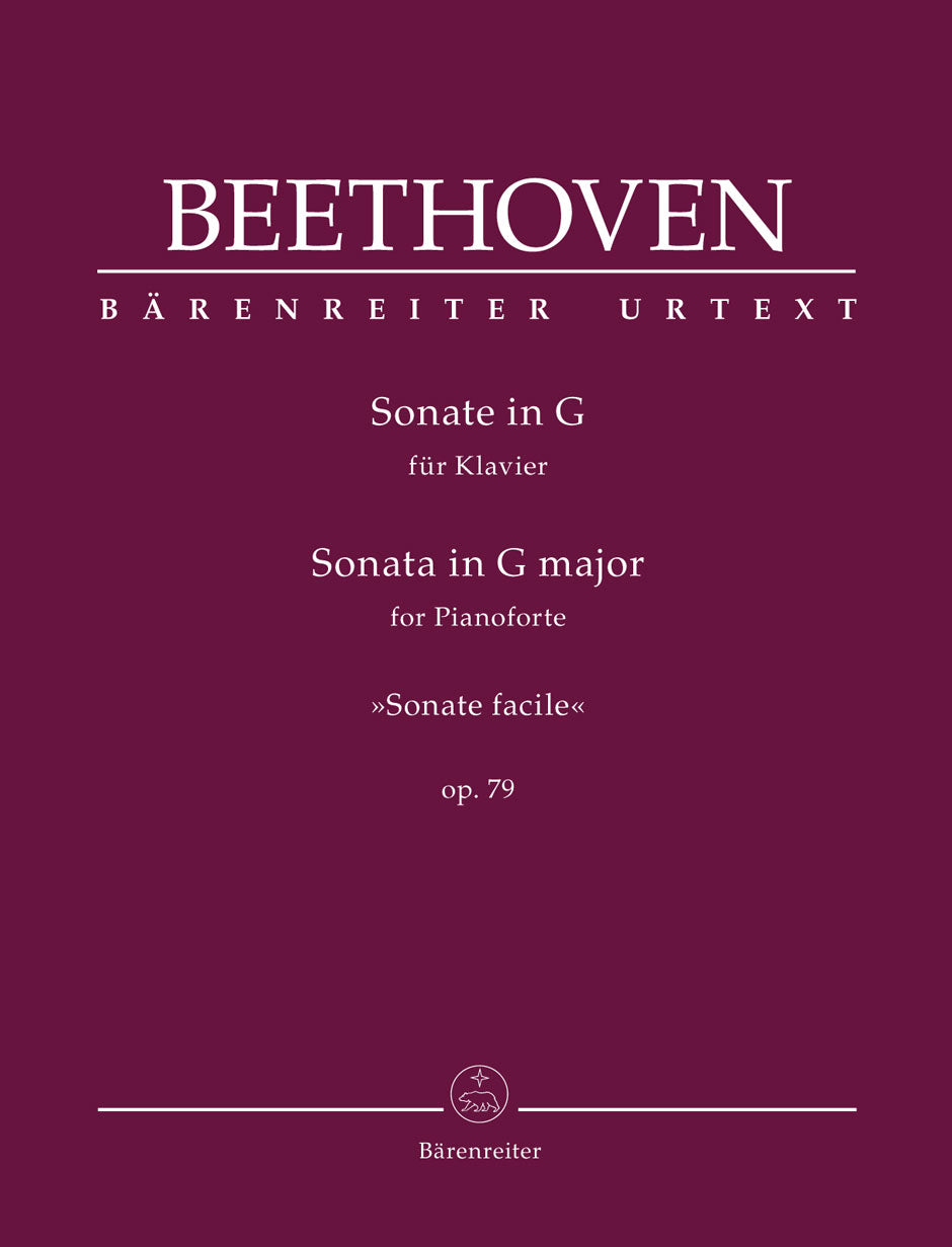 Beethoven: Piano Sonata No. 25 in G Major, Op. 79