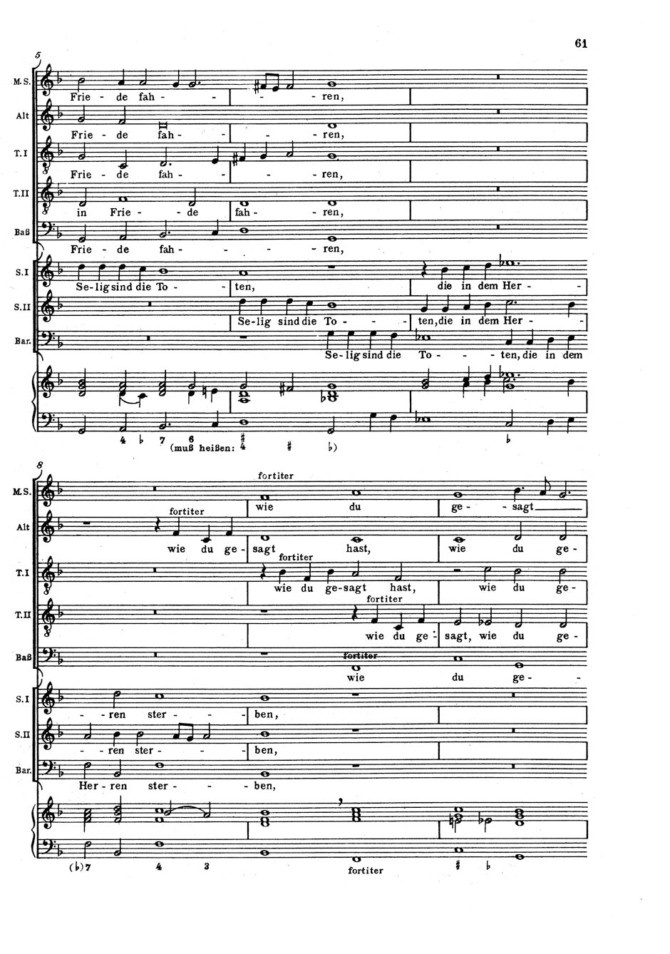 Schütz: Musikalische Exequien, SWV 279–281, Op. 7