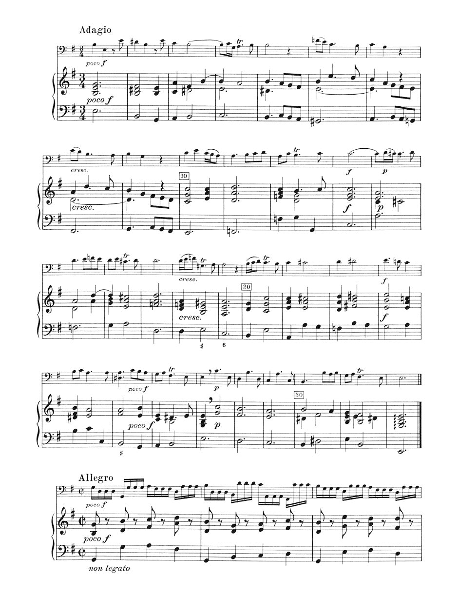 Torelli: Cello Sonata in G Major