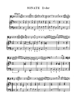 Abel: 6 Sonatas for Viola da gamba (Violin or Flute) - Volume 1