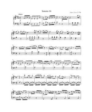 Koželuch: Complete Keyboard Sonatas - Volume 2 (Sonatas 13-24)