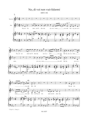 Handel: Chambers Duets, HWV 178, 181, 185, 186, 190, 197