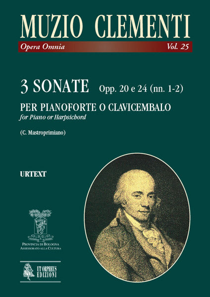 Clementi: 3 Keyboard Sonatas, Opp. 20 & 24