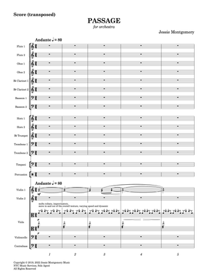 Montgomery: Passage (Version for Orchestra)