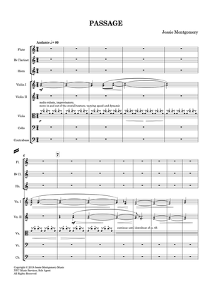 Montgomery: Passage (Version for Chamber Ensemble)