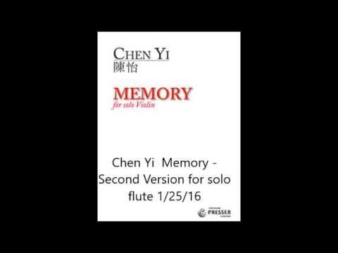 Chen Yi: Memory (Version for Flute)